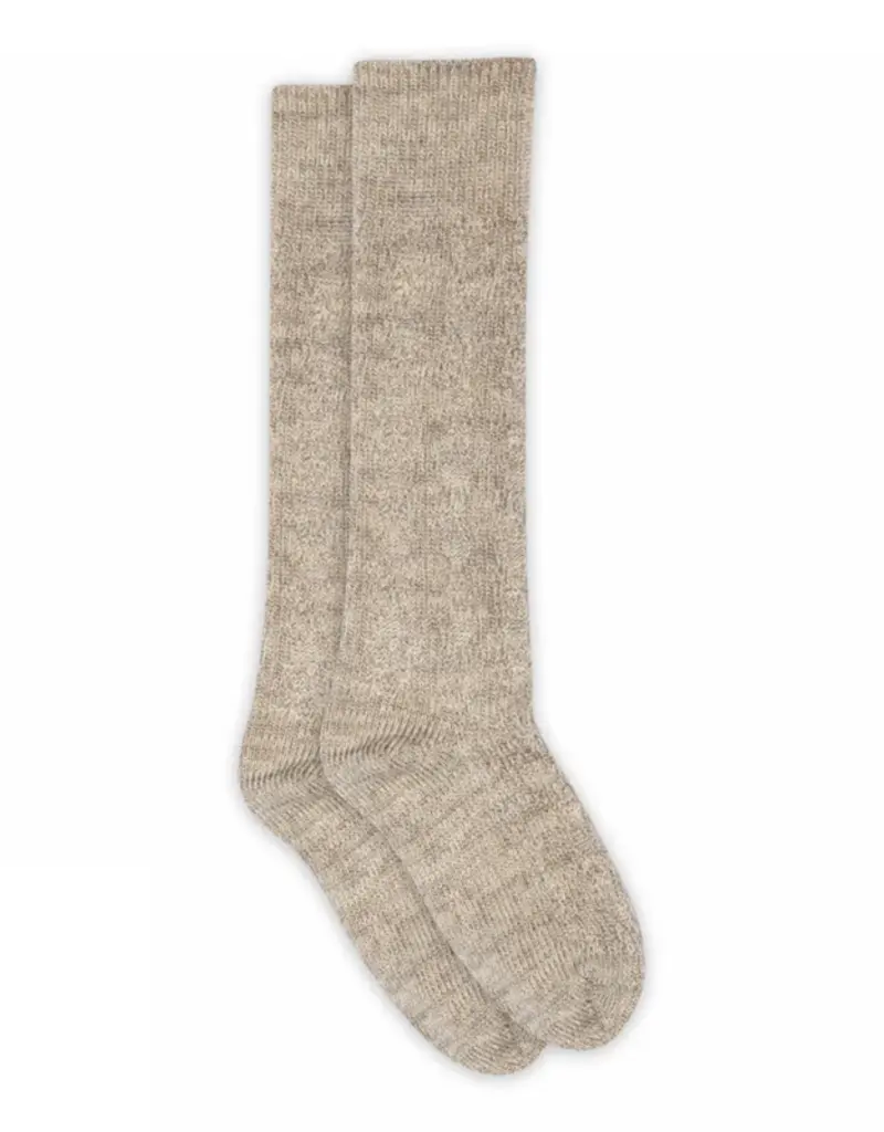 mp Denmark Remy knee socks 69024 Light Brown Melange