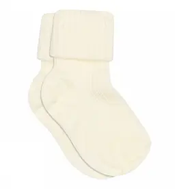 mp Denmark Wool rib baby socks 589 Snow White