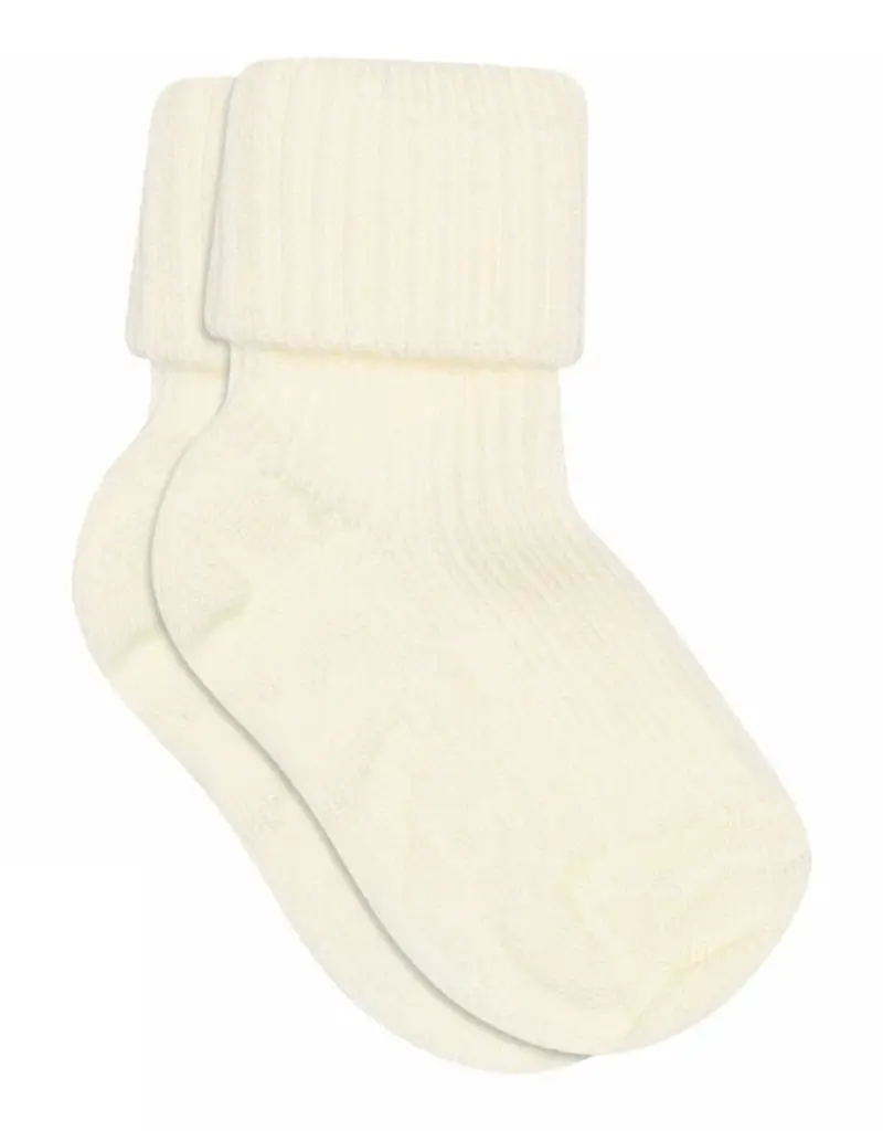 mp Denmark Wool rib baby socks 589 Snow White