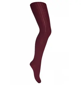 mp Denmark Wool rib tights 128 Wine Red