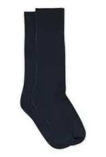 mp Denmark Wool rib knee socks 69017 Navy