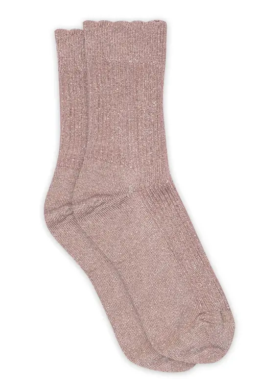 mp Denmark Celosia glitter socks 59058 Mauve Shadows