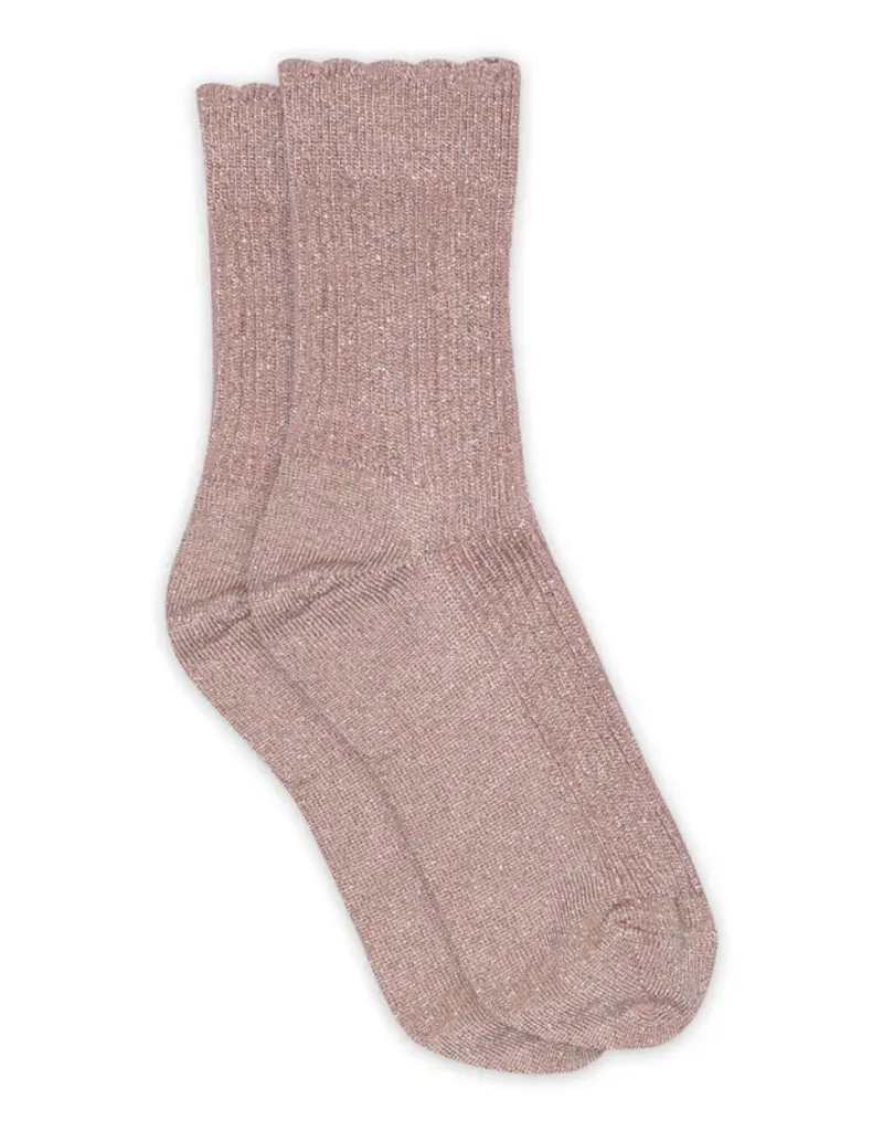 mp Denmark Celosia glitter socks 59058 Mauve Shadows