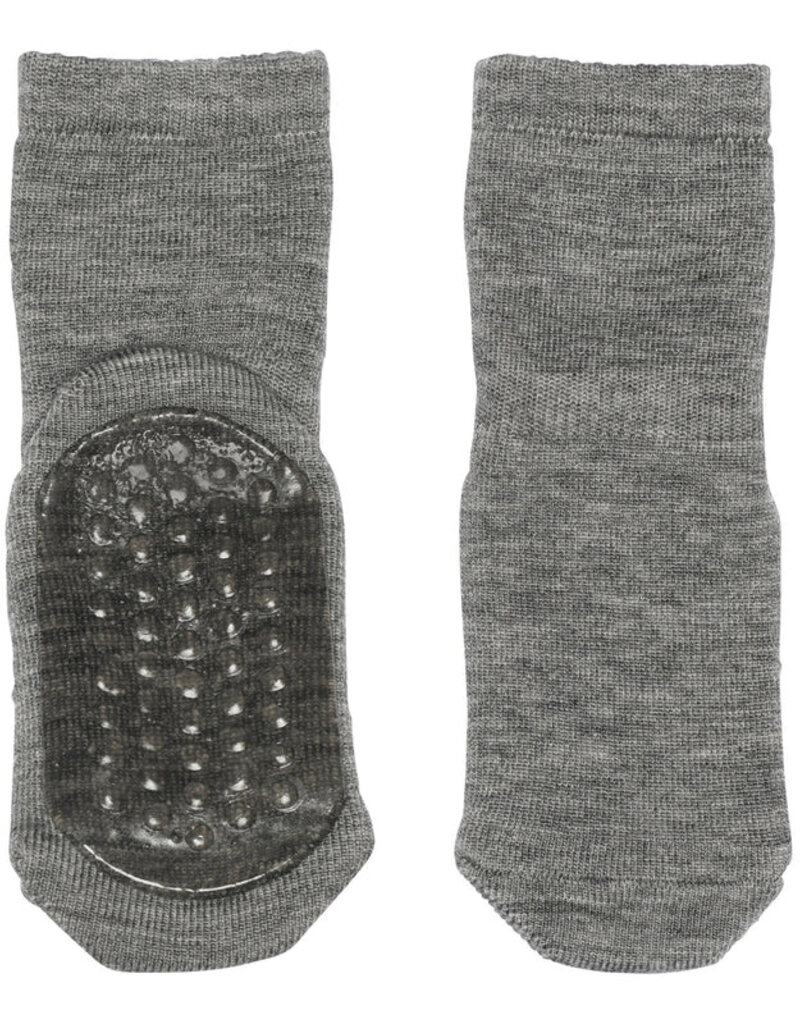 mp Denmark Wool socks - anti-slip 7951 Grey Melange