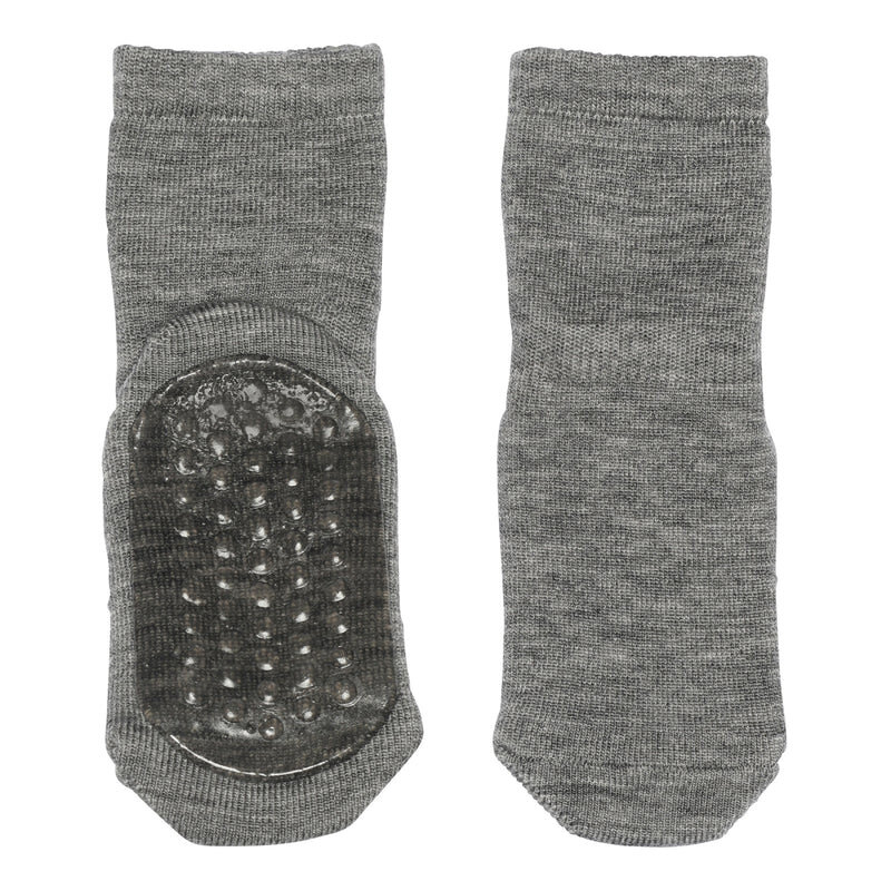 mp Denmark Wool socks - anti-slip 7951 Grey Melange