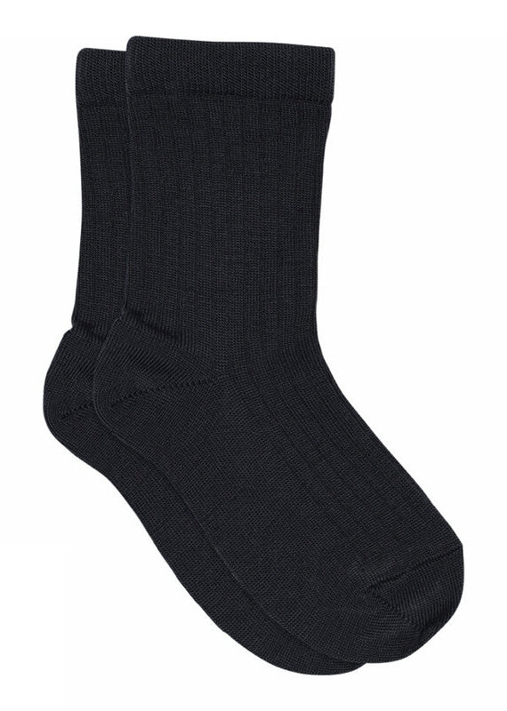 mp Denmark Wool rib socks 718 Navy