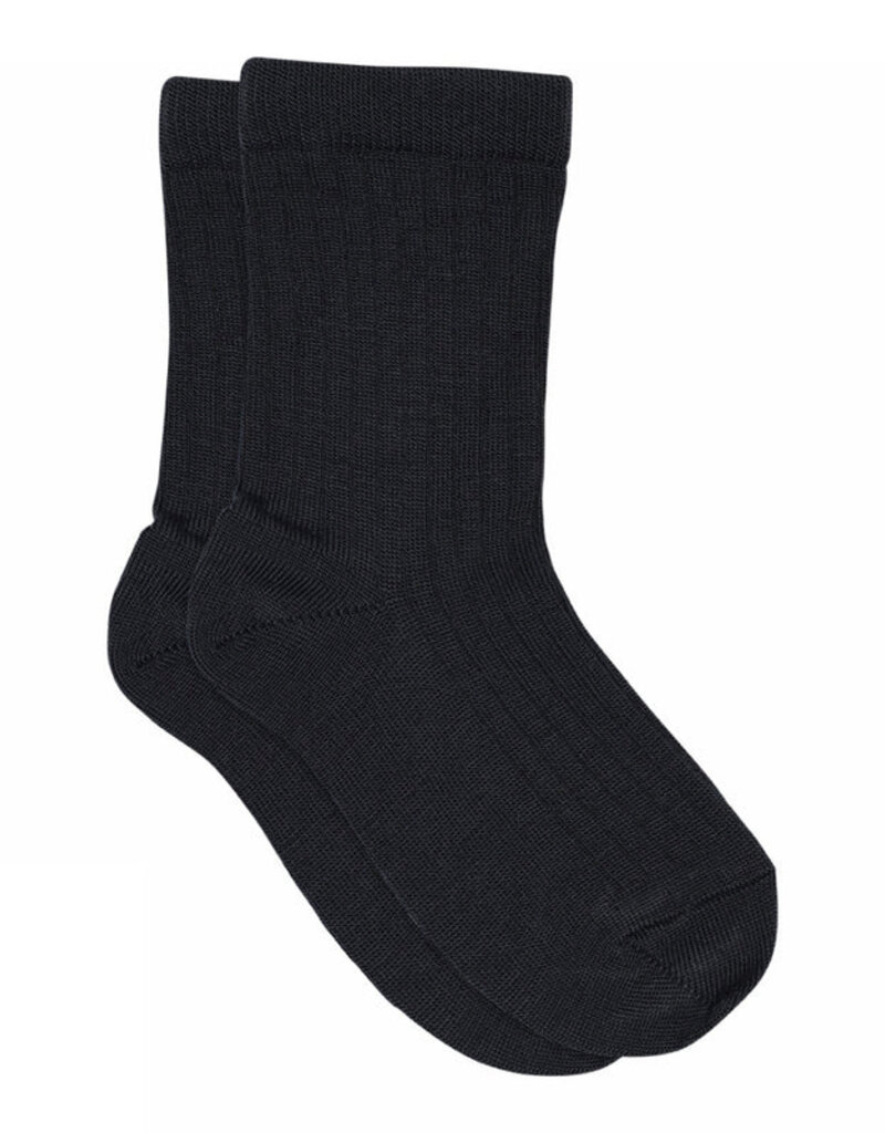 mp Denmark Wool rib socks 718 Navy