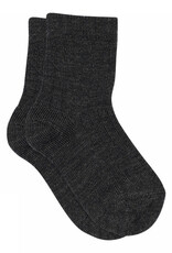 mp Denmark Wool rib socks 718 Dark Grey Melange
