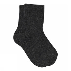 mp Denmark Wool rib socks 718 Dark Grey Melange