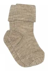 mp Denmark Wool rib baby socks 589 Brown Melange