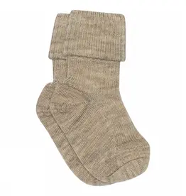 mp Denmark Wool rib baby socks 589 Brown Melange
