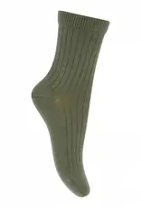mp Denmark Wool rib socks 718 Olivine