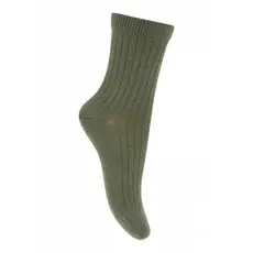 mp Denmark Wool rib socks 718 Olivine