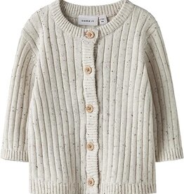 Name It Nbntilla Ls Knit Card Cloud Dancer