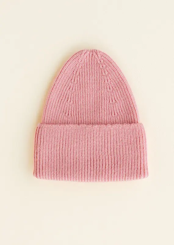 Hvid Beanie Fonzie bubblegum