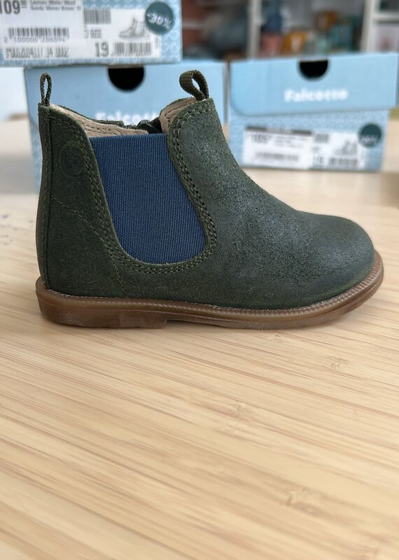 Falcotto Laarzen Winter Wood Suede Wax Forest-Indigo 19