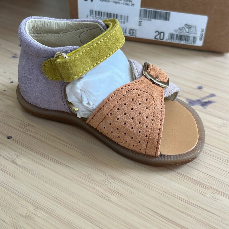 Naturino Sandalen Jeade Suede Apricot-Cipra-Lilac 20