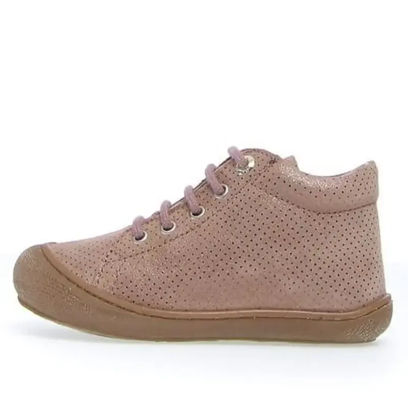 Naturino Schoenen Cocoon Suède Dots Rose 23