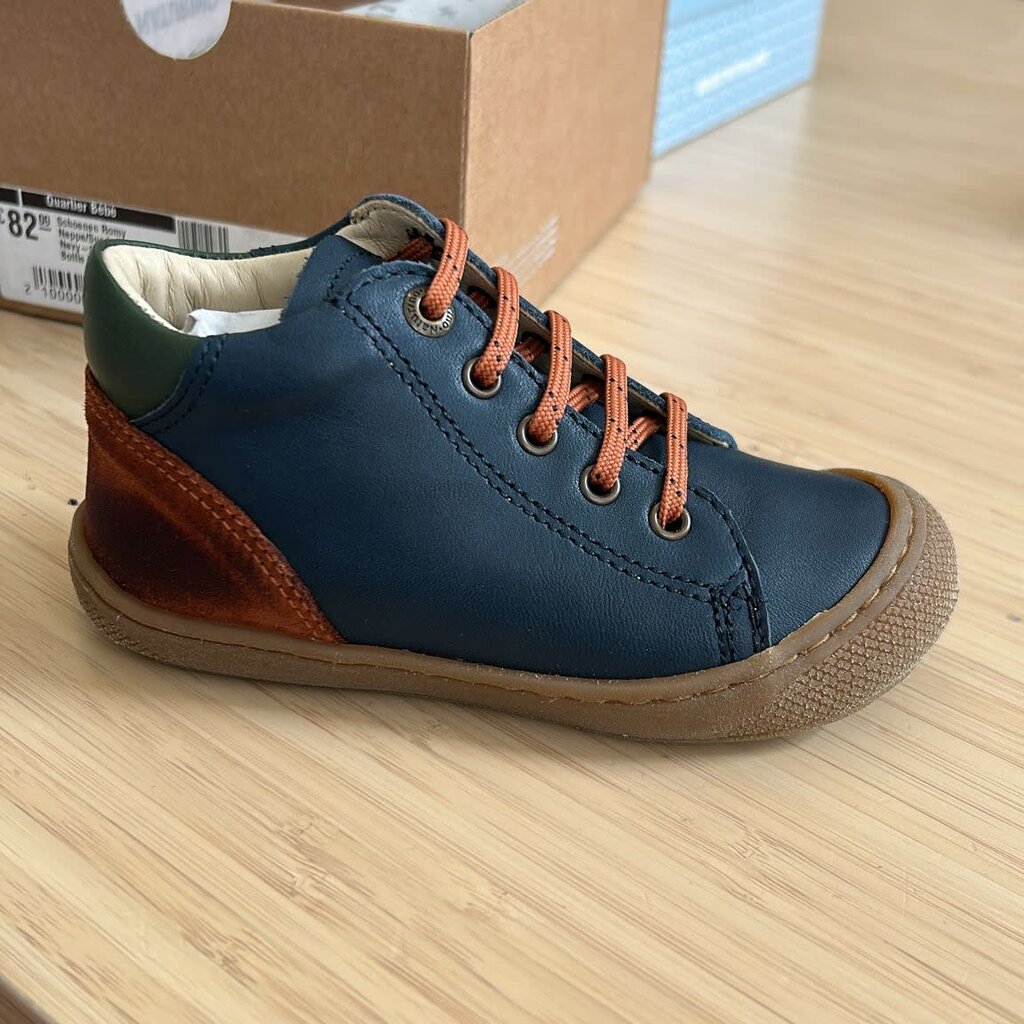 Falcotto Schoenen Romy Nappa/Suede/Nappa Spazz Navy-Copper-Green Bottle 24