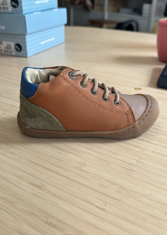 Falcotto Schoenen Romy Nappa/Suede Spazz. Taupe-Cognac-Militare 24