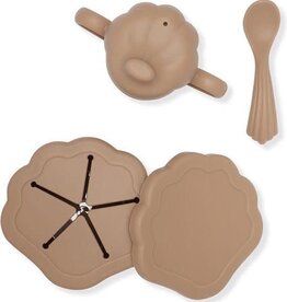 Konges Sloejd Silicone Clam Eetset Bark