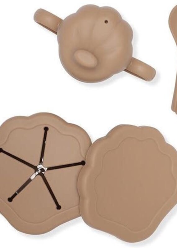 Konges Sloejd Silicone Clam Eetset Bark
