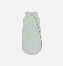 Quincy Mae Bamboo Sleep Bag || Sage Grid 0-6M