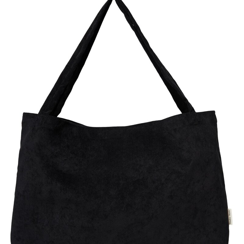 Studio Noos All black rib mom-bag
