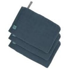 Laessig Tetra Washandje 3 stuks Petrol Green