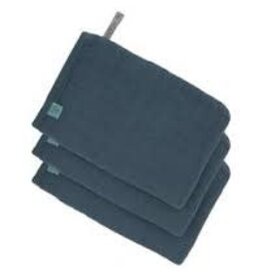 Laessig Tetra Washandje 3 stuks Petrol Green