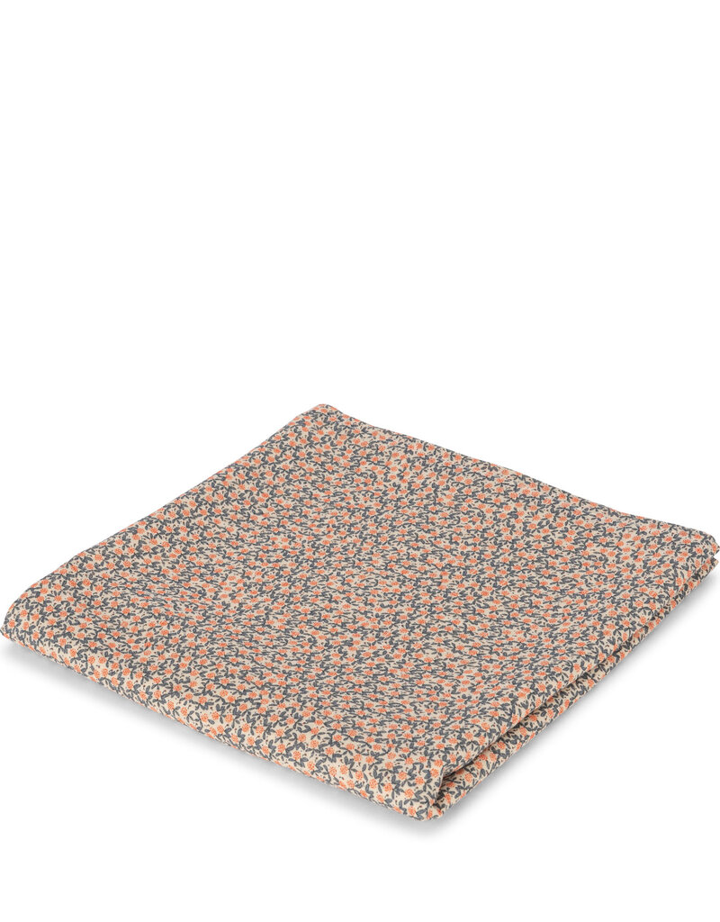 Konges Sloejd Big Muslin Swaddle Gots Fleur De Glace