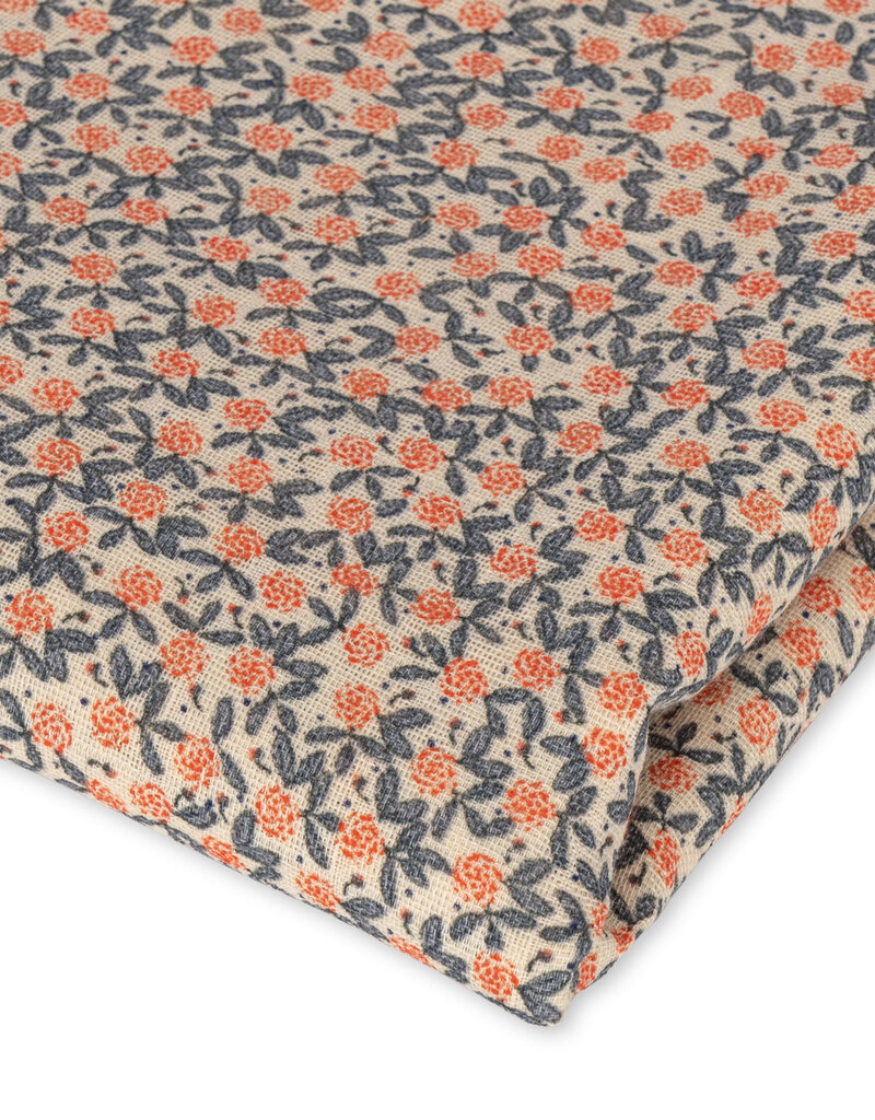 Konges Sloejd Big Muslin Swaddle Gots Fleur De Glace