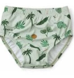 Liewood Anthony baby swim pants Jungle/dusty mint mix 1-3m
