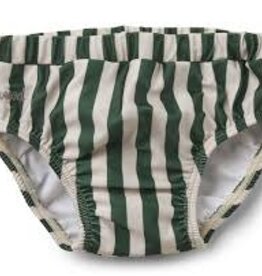 Liewood Frej baby swim pants Stripe: Garden green/sandy/dove blue (1-3m) 1-3m
