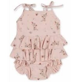 Konges Sloejd Zwempak Manuca Frill Nostalgie Blush 12m
