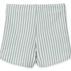Liewood Otto Seersucker Swim Pants Sea Blue White 86
