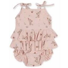 Konges Sloejd Zwempak Manuca Frill Nostalgie Blush 4y