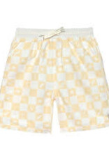Laessig LSF Board Shorts Kids Check Pattern Vanilla Sea Salt 116 (6y)