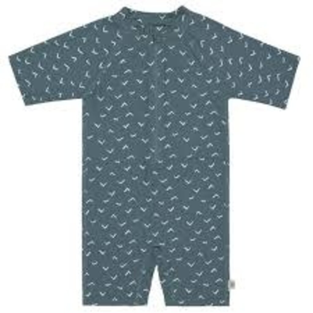 Laessig LSF Zwempak Korte Mouwen Waves Blue 62/68