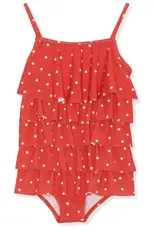 Konges Sloejd Mannucci Swimsuit Kelly Red Dot 12m