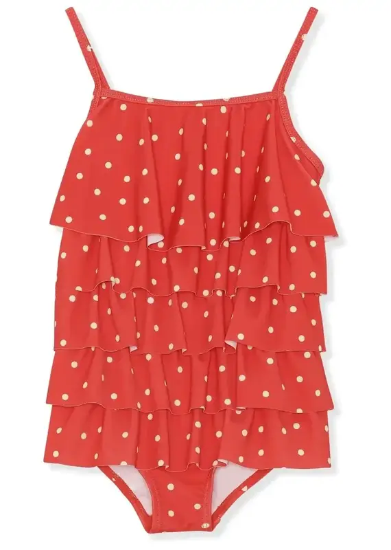 Konges Sloejd Mannucci Swimsuit Kelly Red Dot 12m