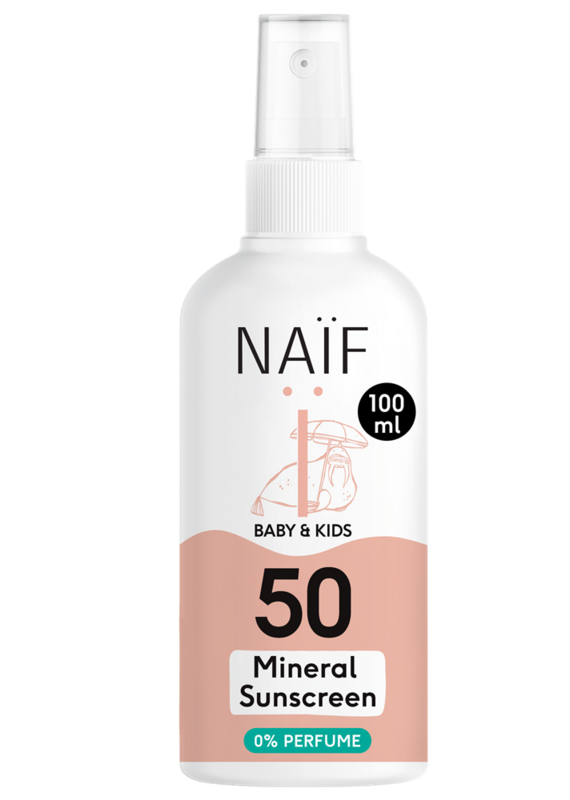 Naïf Copy of Baby & Kids  - Zonnelotion Spray SPF50 - no perfume - 100 ml