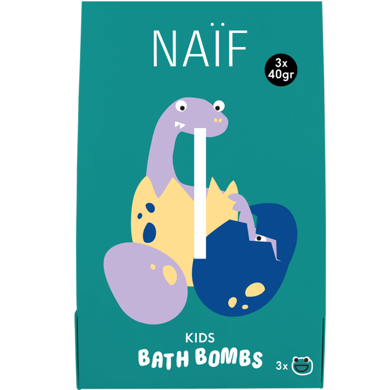 Naïf Kids Bath Bombs Multipack 3 x 40gr