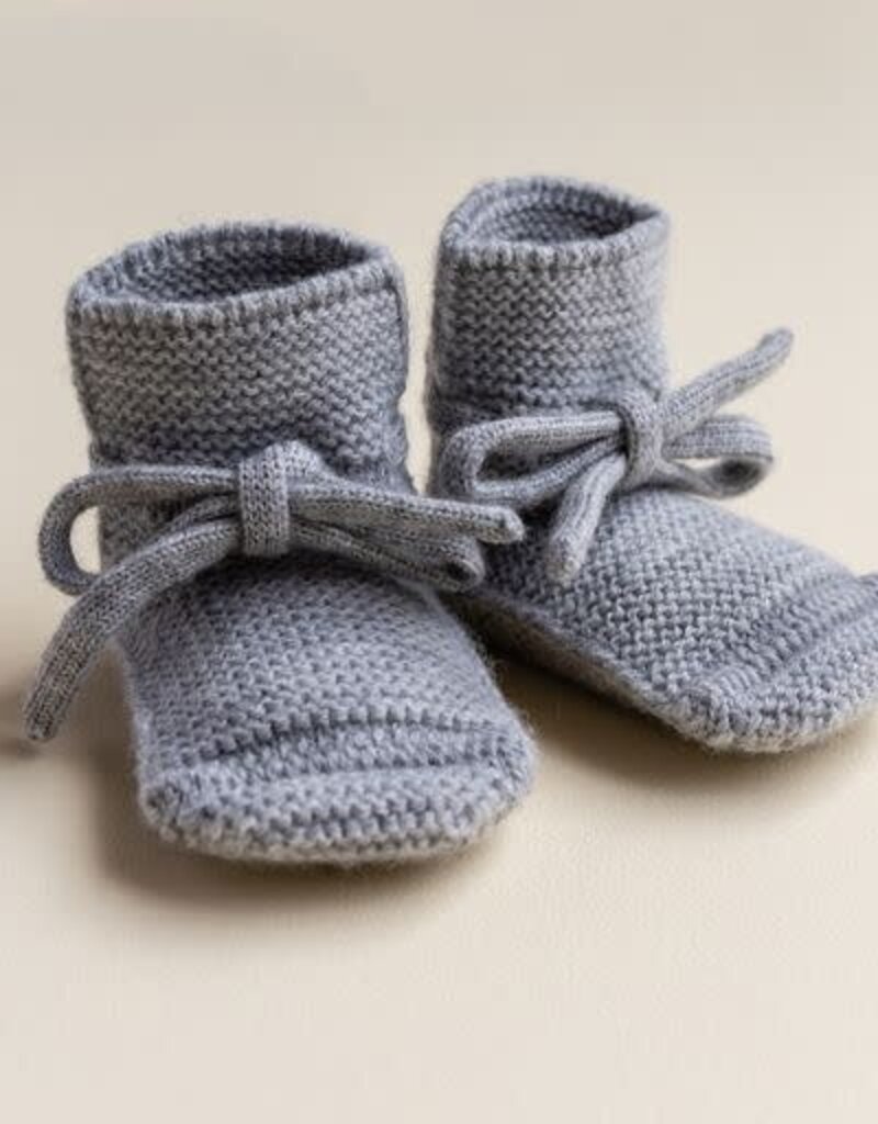 Hvid Booties Grey Melange