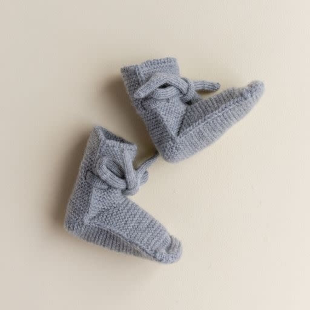 Hvid Booties Grey Melange
