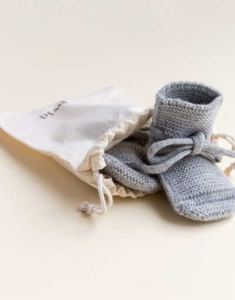 Hvid Booties Grey Melange