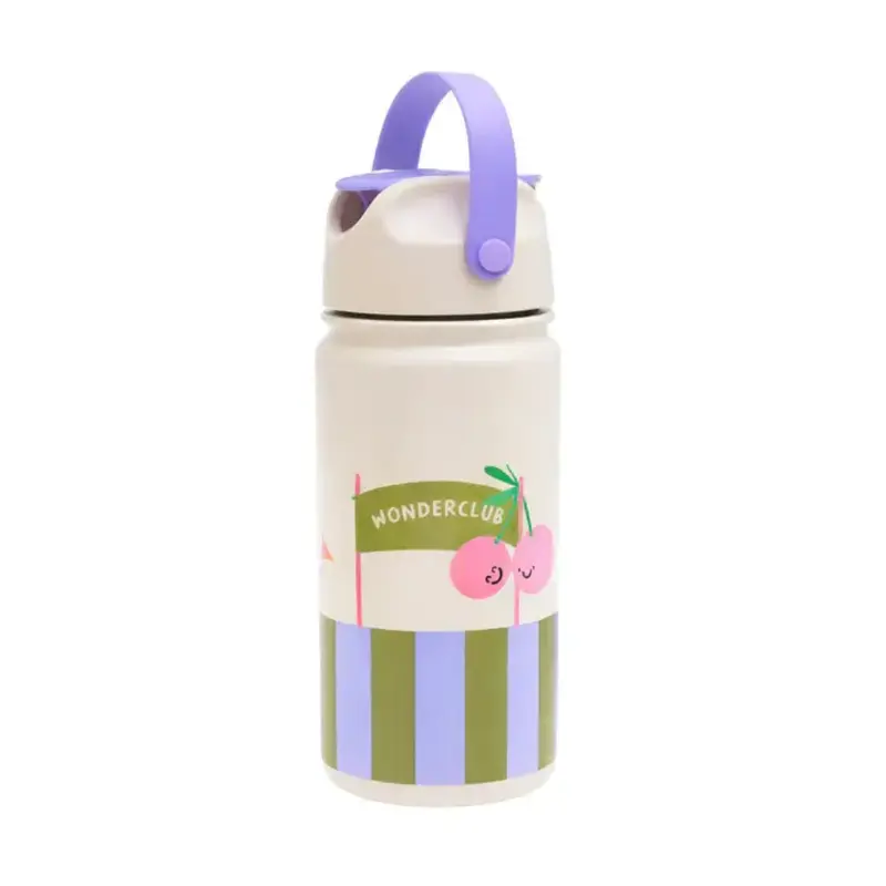 The Cotton Cloud Insulated Stainless Steel Bottle Cherry Pop