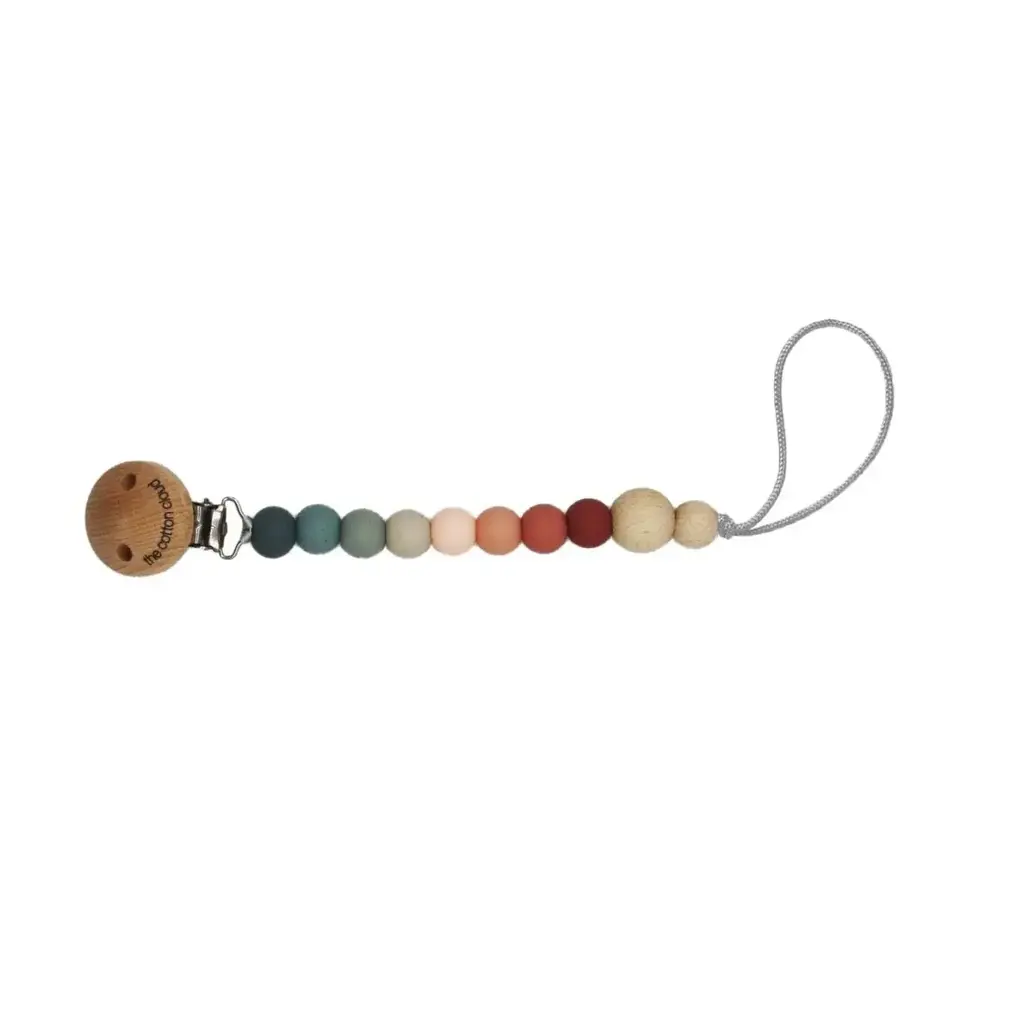 The Cotton Cloud Copy of Bonbon Pacifier Holder Rust