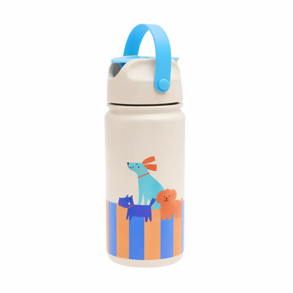 The Cotton Cloud Insulated Stainless Steel Bottle Woof Gang