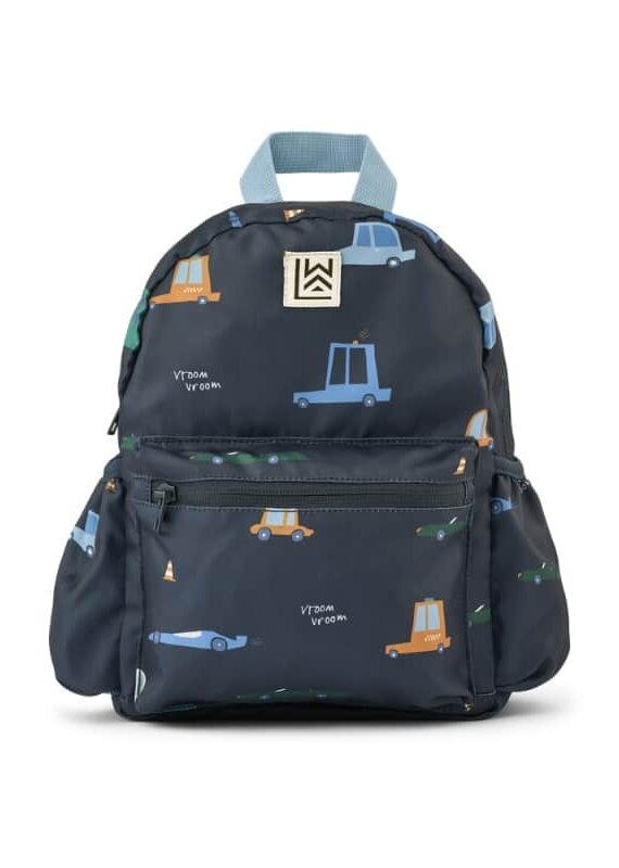 Liewood Andreas Backpack Cars / Classic navy